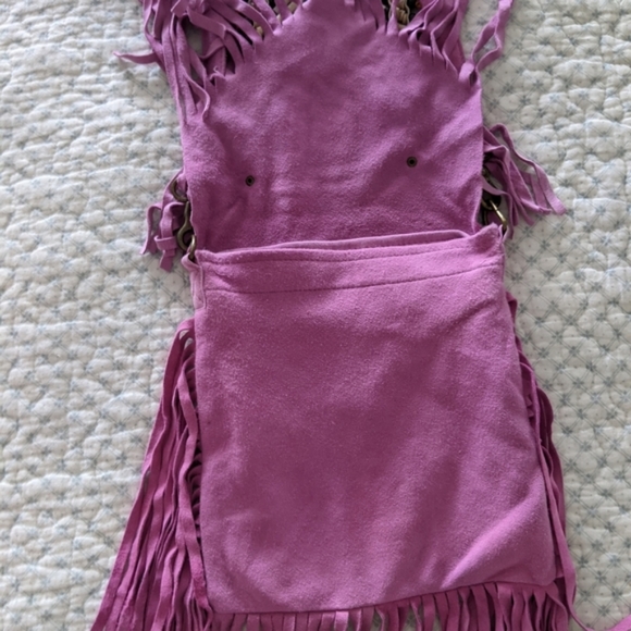 🦄 Rare Spell Wild Belle Suede Fringe Crossbody Bag - Picture 5 of 11